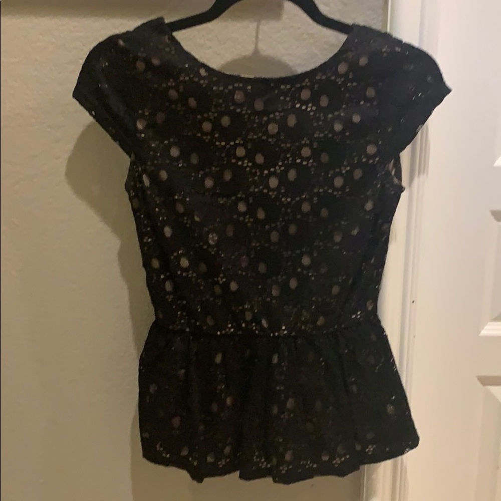 Xs peplum top